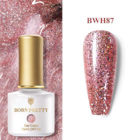 BORN PRETTY Top Gel Nail Polish 7ml Semi Permanent Varnish Function Gel Base Super Top Coat Transparent Gel Nails Soak Off Gel (Color: BWH87)